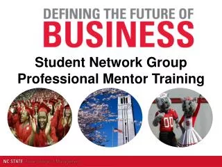 Student Network Group Professional Mentor Training