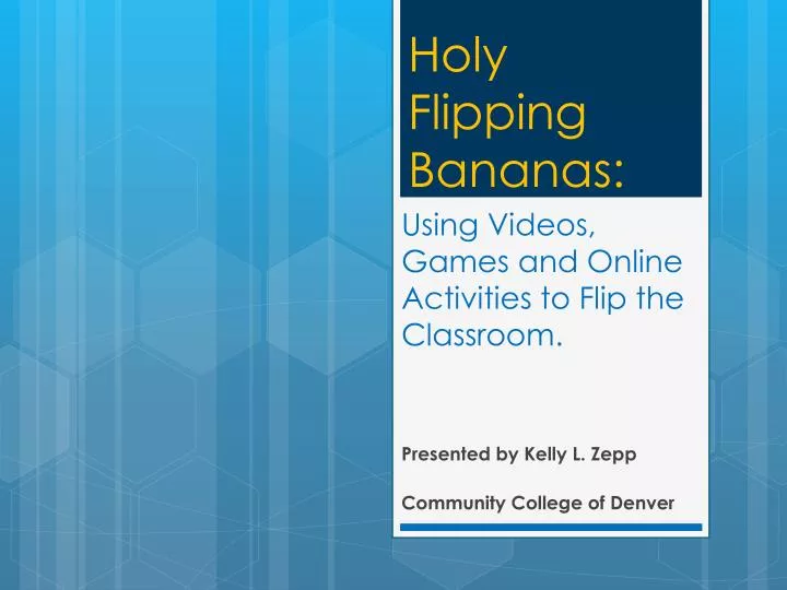 using videos games and online activities to flip the classroom