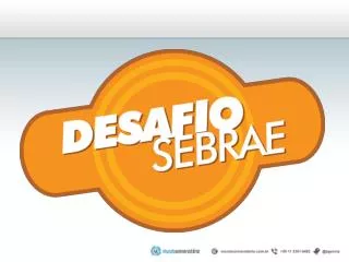 O DESAFIO SEBRAE
