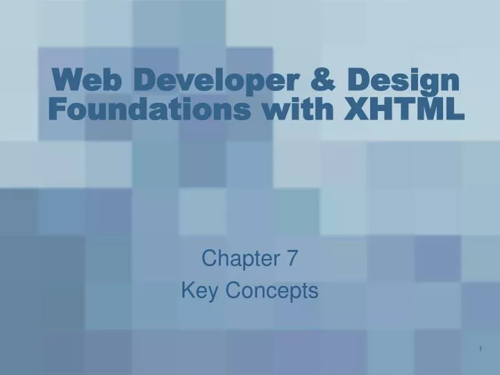 web developer design foundations with xhtml
