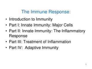 The Immune Response: