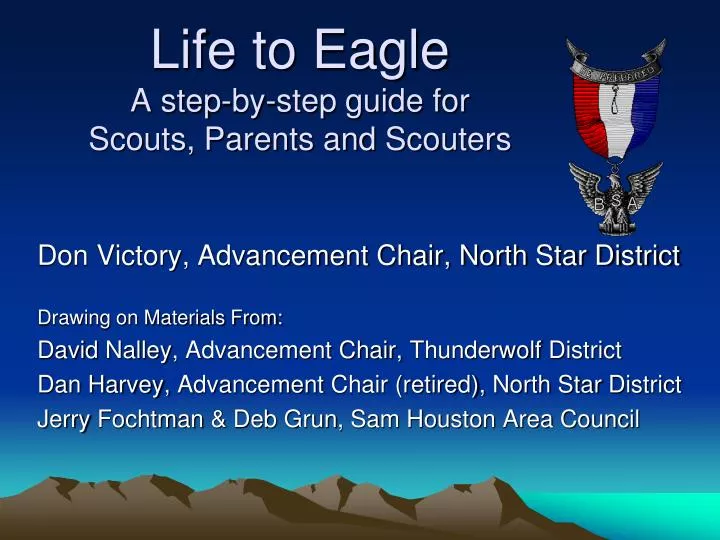 life to eagle a step by step guide for scouts parents and scouters