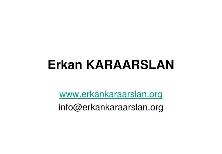 erkan karaarslan