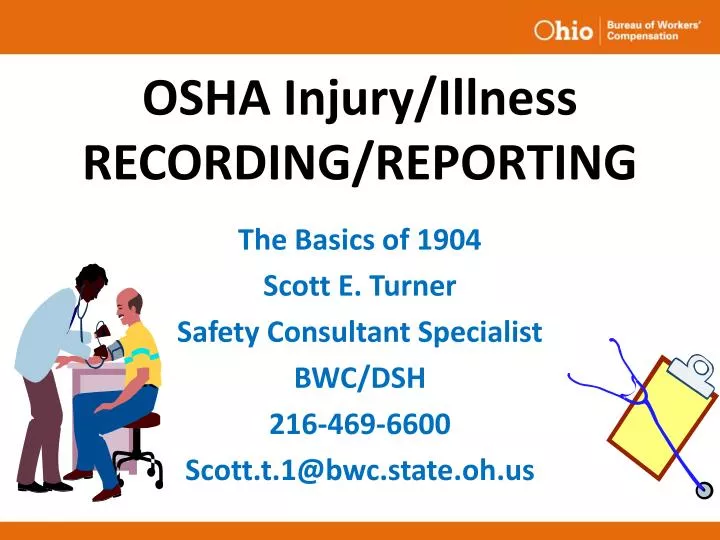 osha injury illness recording reporting