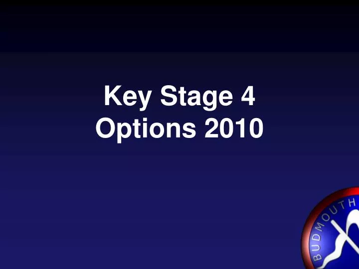 key stage 4 options 2010