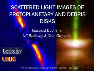 Scattered light images of protoplanetary and debris disks