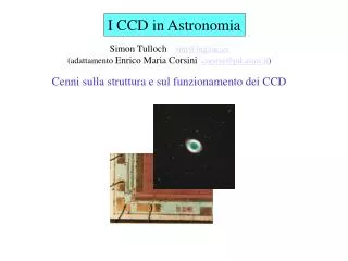 I CCD in Astronomia