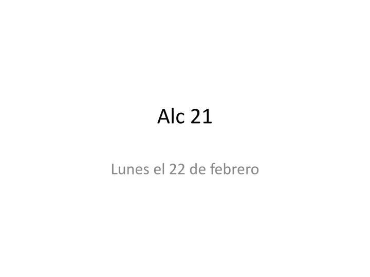 alc 21