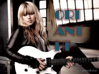 orianthi