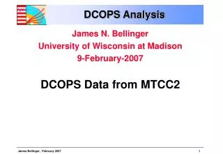 DCOPS Analysis