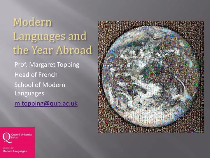 modern languages and the year abroad