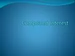Compound Interest - slide 1