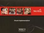 Oracle Implementation - slide 1