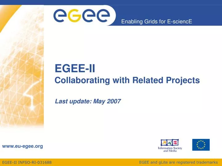 egee ii collaborating with related projects