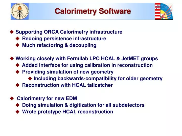calorimetry software