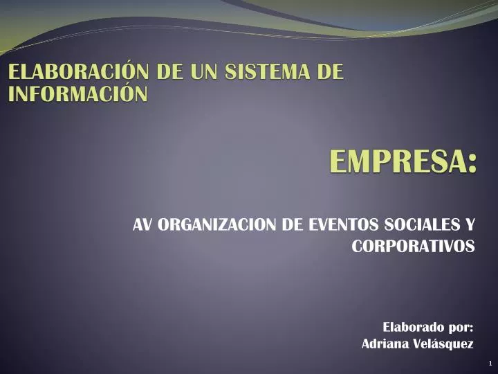 av organizacion de eventos sociales y corporativos