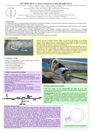 SKY ARROW RPGN: un velivolo strumentato per lo studio della qualità dell’aria