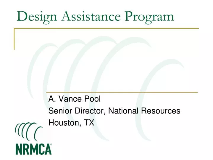 design assistance program