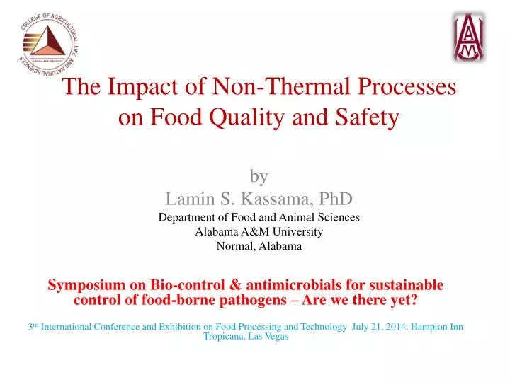 the impact of non thermal processes on food quality and safety