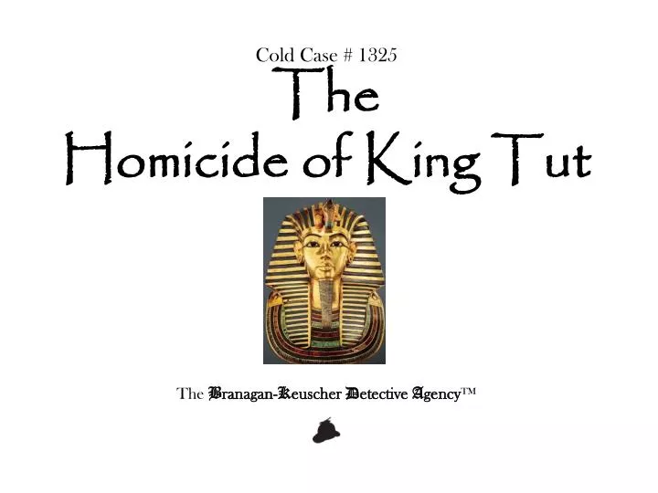 cold case 1325 the homicide of king tut