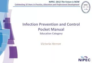 Infection Prevention and Control Pocket Manual Education Category