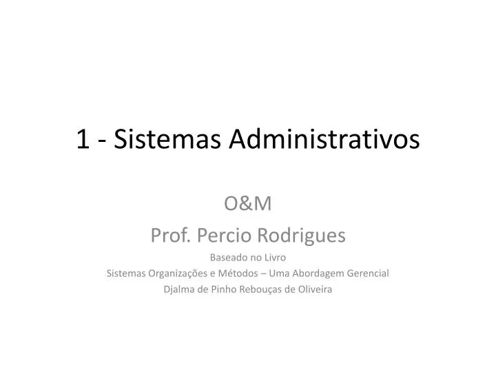 1 sistemas administrativos