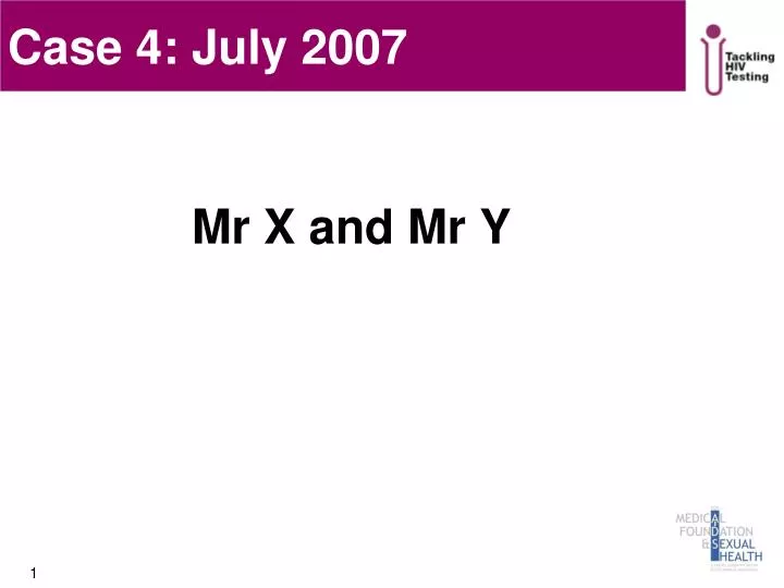 mr x and mr y
