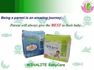 Being a parent is an amazing journey… Parent will always give the BEST to their baby…