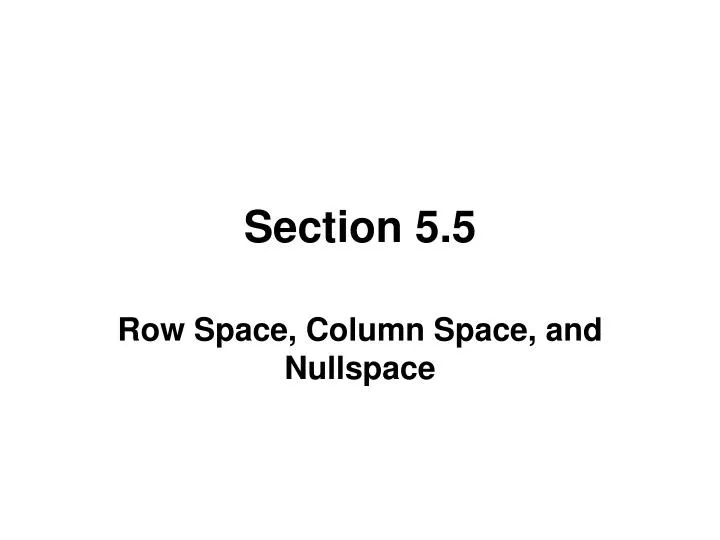 section 5 5