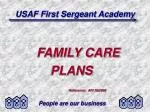 USAF First Sergeant Academy - slide 1