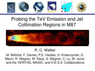 Probing the TeV Emission and Jet Collimation Regions in M87