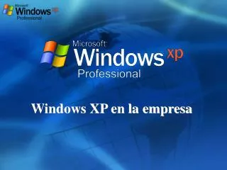 Windows XP en la empresa