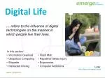 Digital Life - slide 1