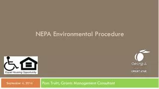 NEPA Environmental Procedure