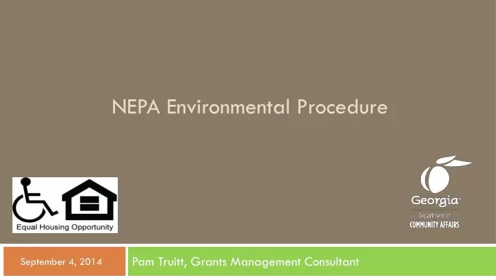 nepa environmental procedure