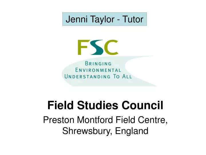 field studies council preston montford field centre shrewsbury england