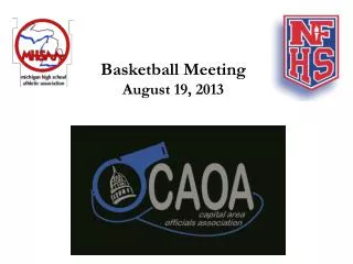 Basketball Meeting August 19, 2013