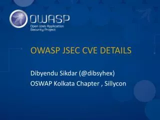 OWASP JSEC CVE DETAILS