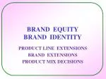 BRAND EQUITY BRAND IDENTITY - slide 1