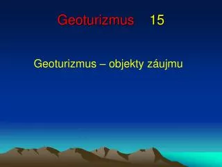 geoturizmus 15
