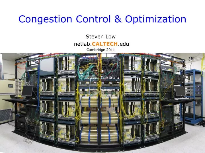 congestion control optimization