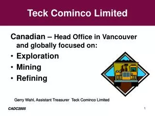 Teck Cominco Limited