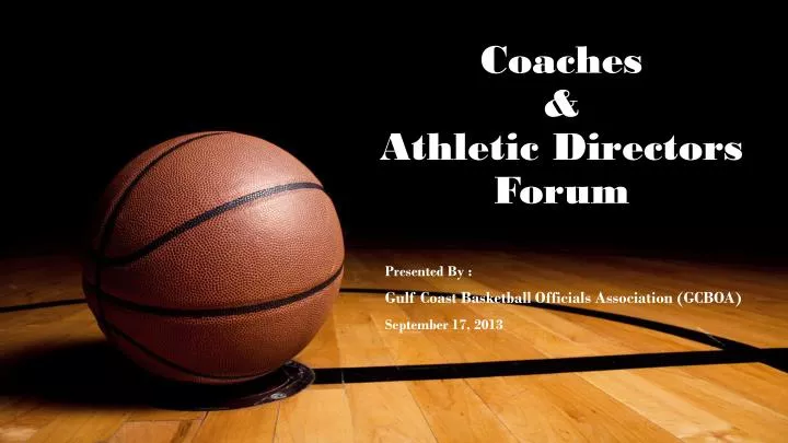 coaches athletic directors forum