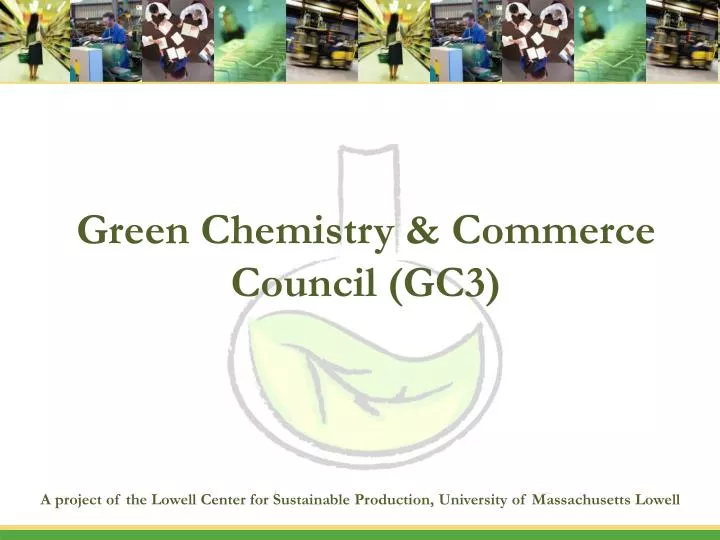 green chemistry commerce council gc3