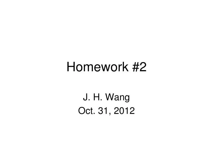 homework 2