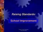 Raising Standards: - slide 1
