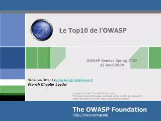 Le Top10 de l’OWASP