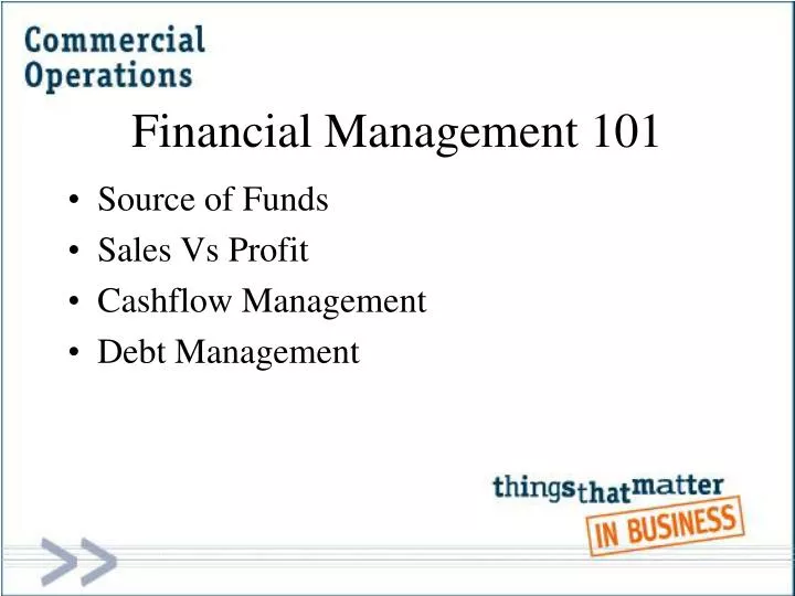 financial management 101