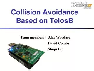 Collision Avoidance Based on TelosB
