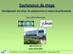 Soutenance de stage - slide 1